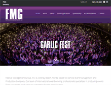 Tablet Screenshot of festivalmanagementgroup.com